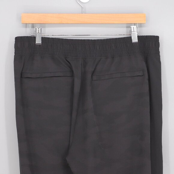 ATHLETA Brooklyn Black Camo Jogger Pant Stretch Elastic Waist Size 12 - Picture 7 of 11
